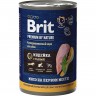Консервы с индейкой и тыквой BRIT Premium by Nature для взрослых собак всех пород с чувствительным пищеварением 5051106