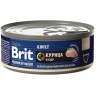 Консервы с мясом курицы и сыром BRIT Premium by Nature для кошек 5051236