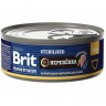Консервы с мясом перепёлки BRIT Premium by Nature для стерилизованных кошек 5051274