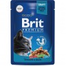 Пауч цыпленок и перепелка в соусе BRIT Premium для взрослых кошек 5048915