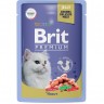 Пауч форель в желе BRIT Premium для взрослых кошек 5050185