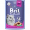 Пауч индейка с сыром в желе BRIT Premium для взрослых стерилизованных кошек 5050192