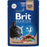 Пауч куриная печень в соусе BRIT Premium для взрослых стерилизованных кошек 5048885