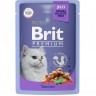 Пауч треска в желе BRIT Premium для взрослых кошек 5050178