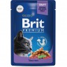 Пауч треска в соусе BRIT Premium для взрослых кошек 5048847