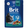 Пауч утка в соусе BRIT Premium для взрослых кошек 5048908