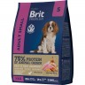 Сухой корм с курицей BRIT Premium Dog Adult Small для взрослых собак мелких пород 5049899