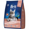 Сухой корм с лососем и курицей BRIT Premium Cat Sterilised Salmon & Chicken для стерилизованных кошек 5049356